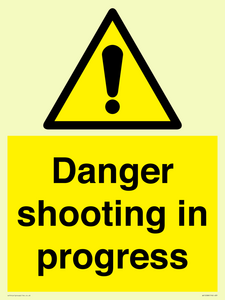 Danger shooting in progress
